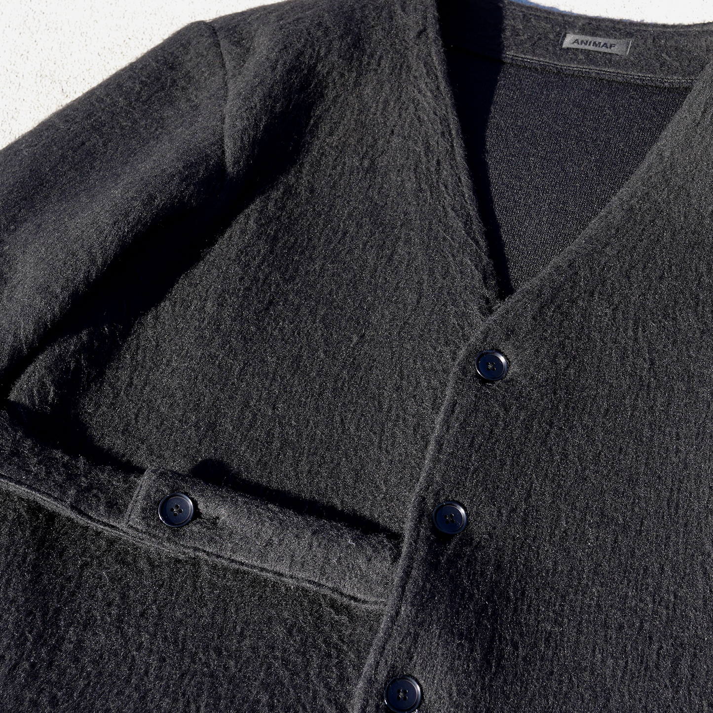 SHAGGY BELT CARDIGAN JACKET