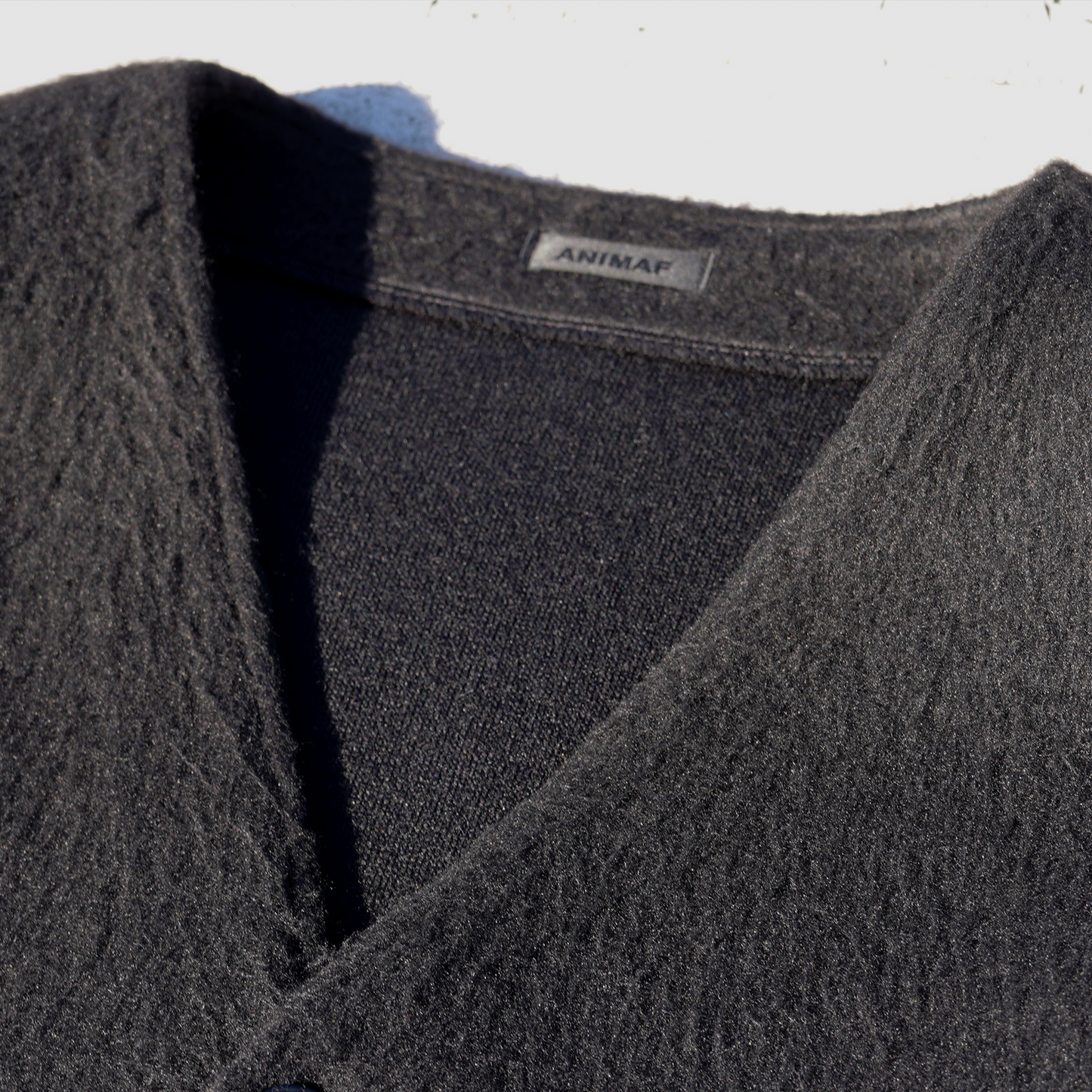 SHAGGY BELT CARDIGAN JACKET