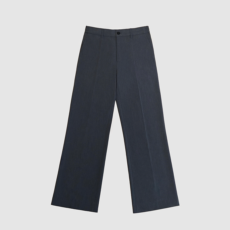 脚長スラックス GRAY