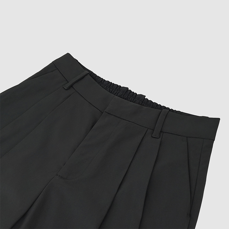 脚長ワイドパンツ