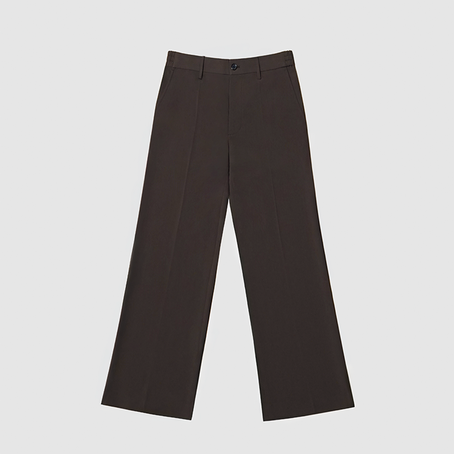 脚長スラックス BROWN