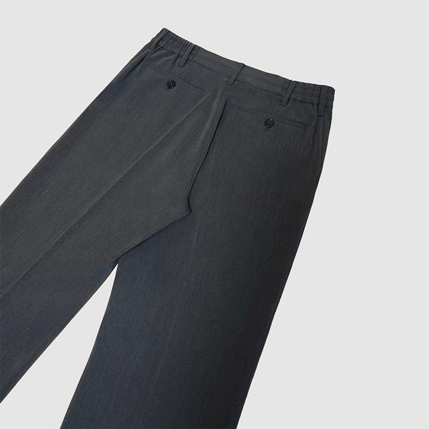 脚長スラックス GRAY