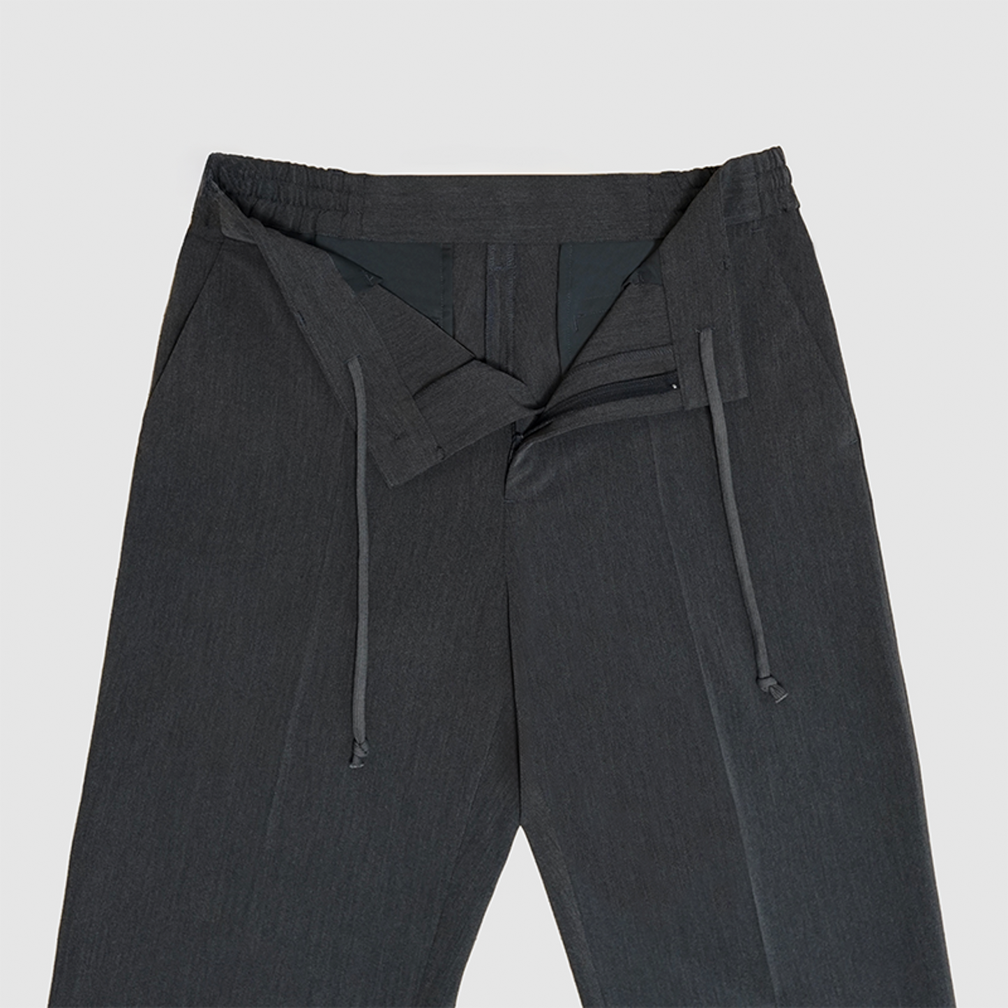 脚長スラックス GRAY