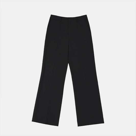 脚長スラックス BLACK