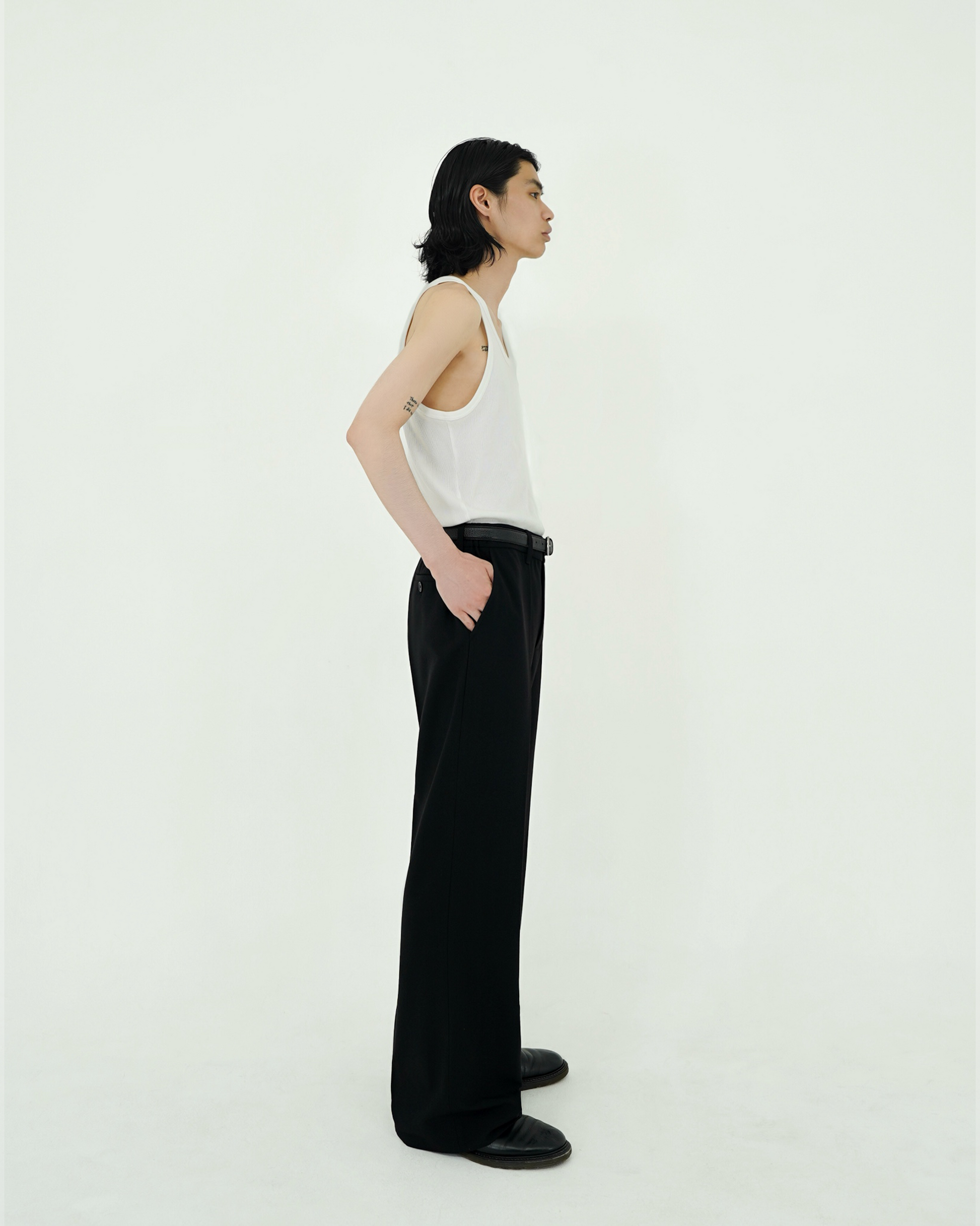 脚長スラックス BLACK – ANIMAF 脚長スラックス BLACK – ANIMAF